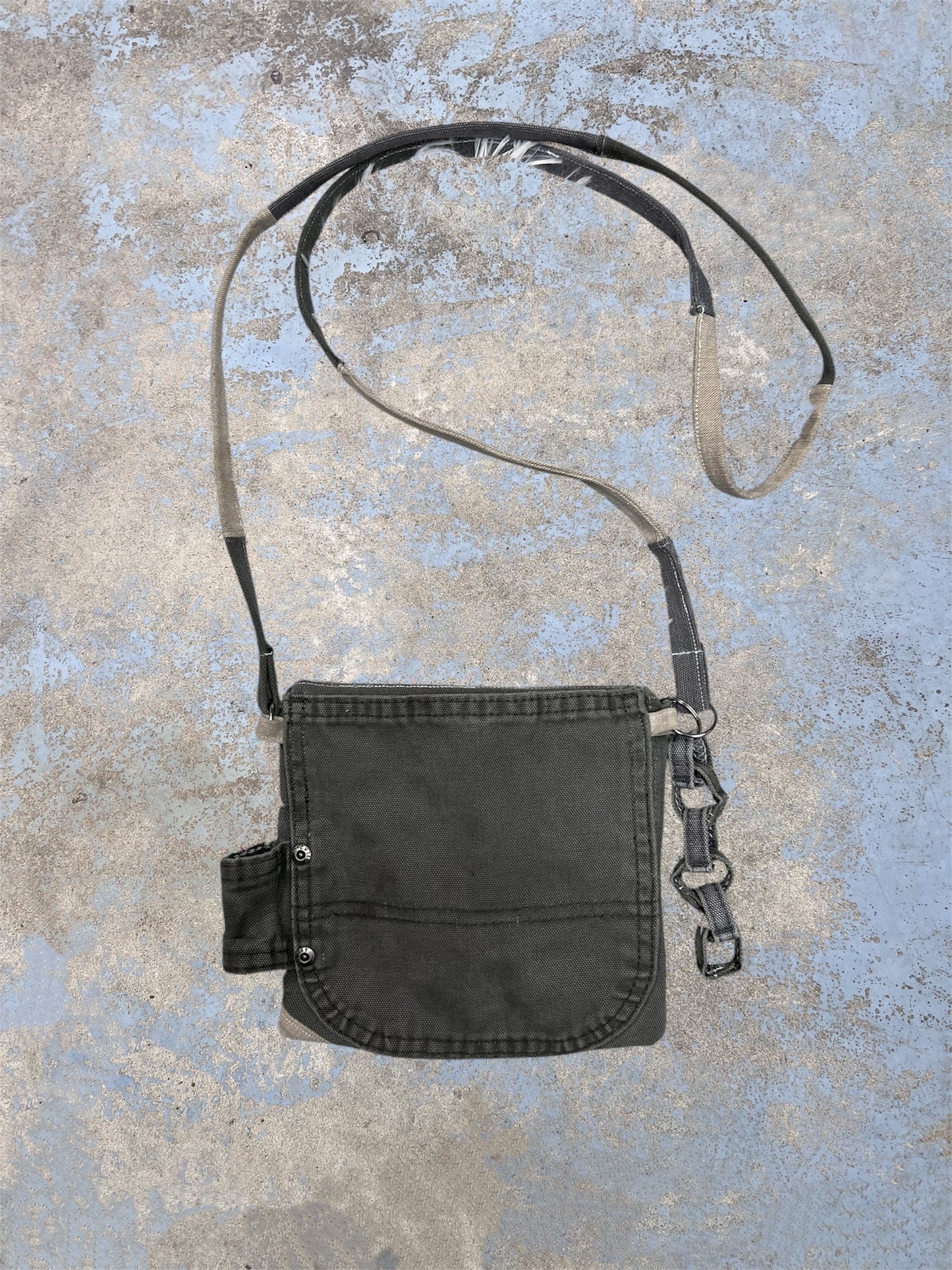 Handmade Utility Pocket Cross Body Bag