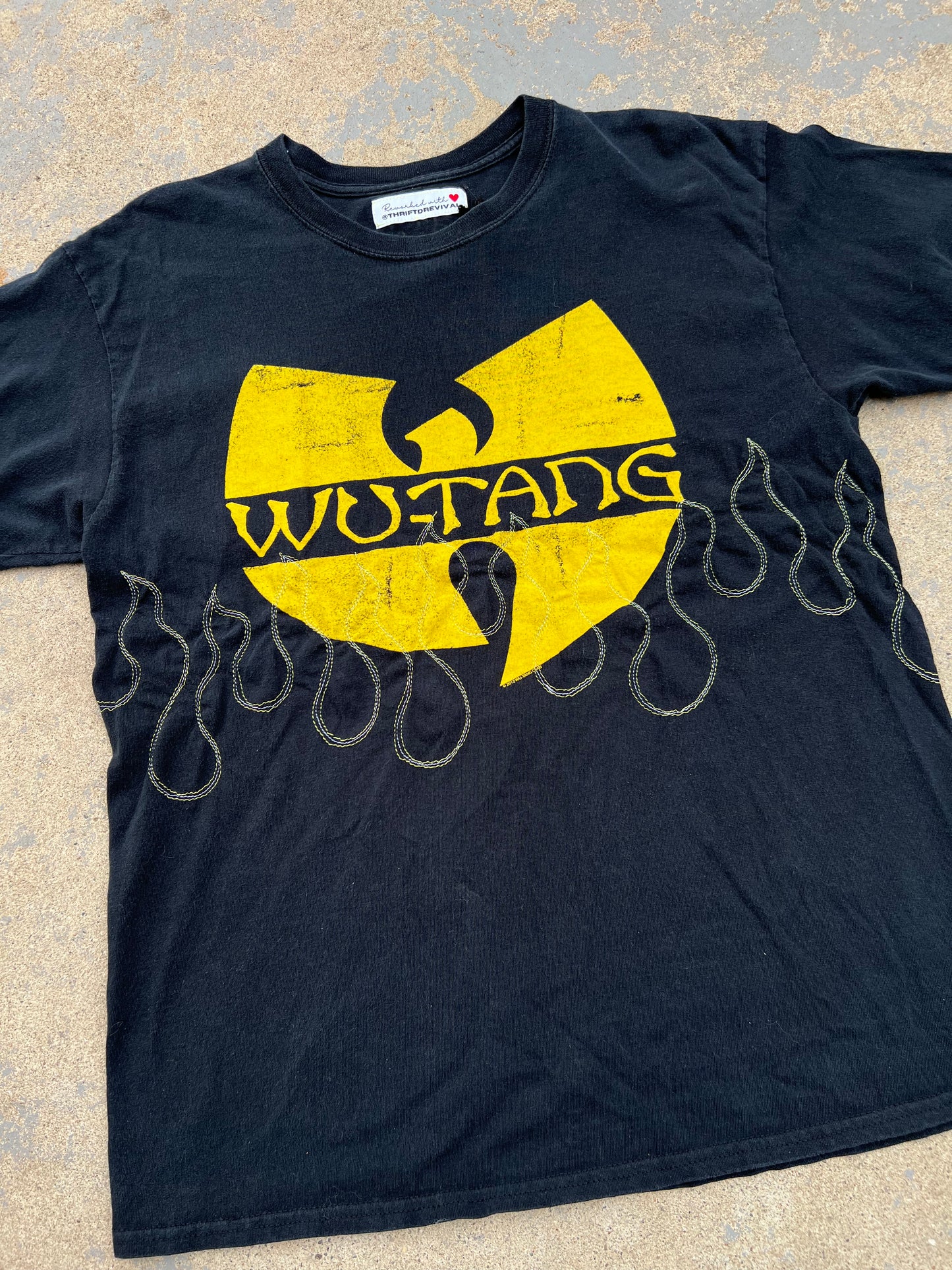 Wu-Tang Stitched Flame Tee