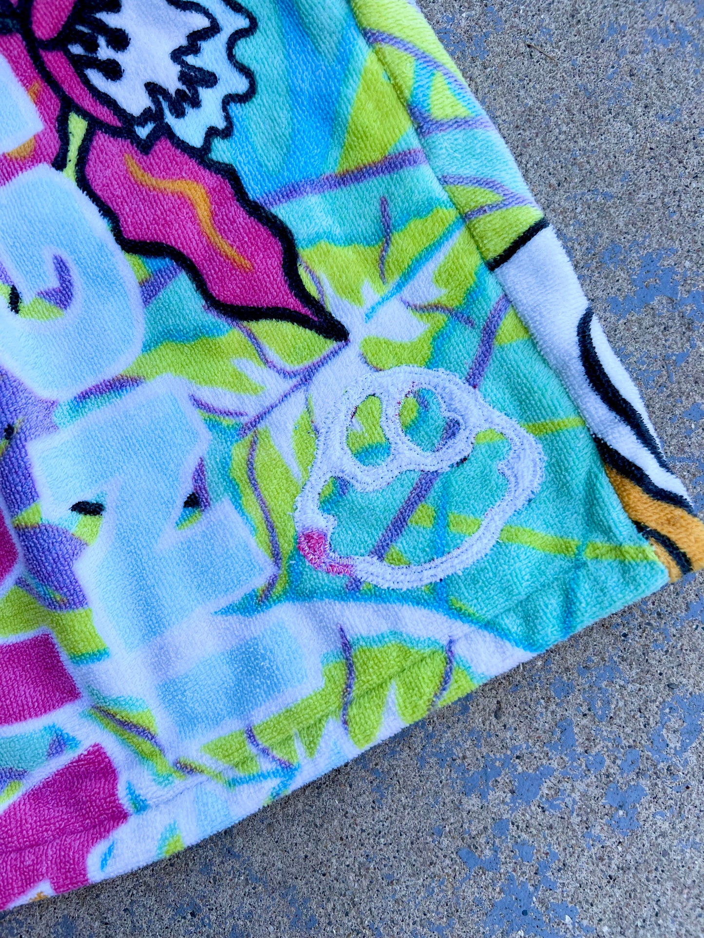 Vintage Animal Kingdom Pooh Towel Shorts