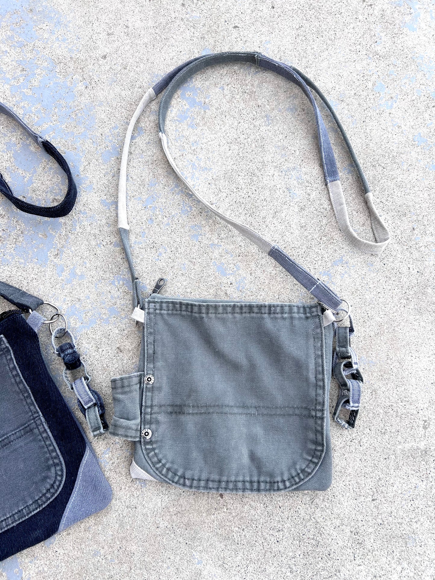 Handmade Utility Pocket Cross Body Bag