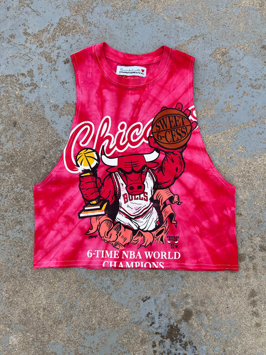 Chicago Bulls Tie Dye Tank Top