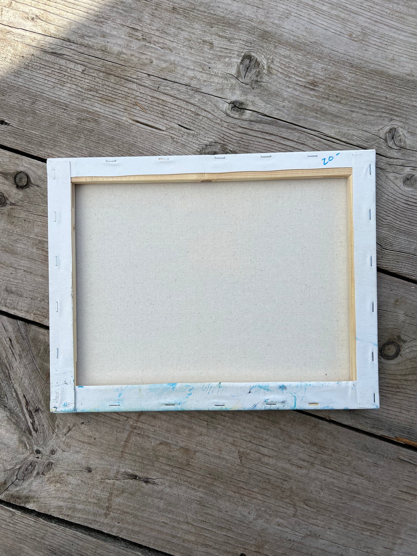 Hand Painted Wave + Beach Scene