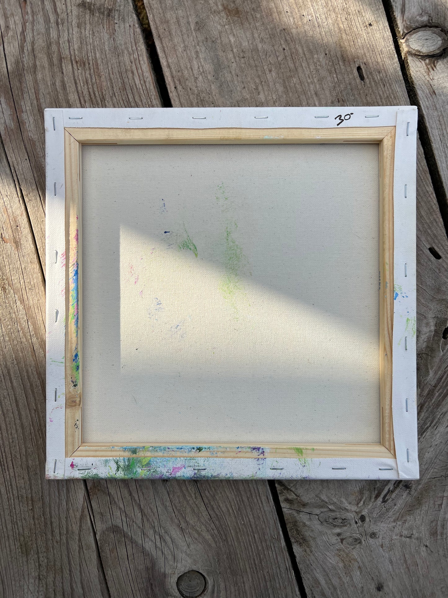 Hand Painted Floral Scene