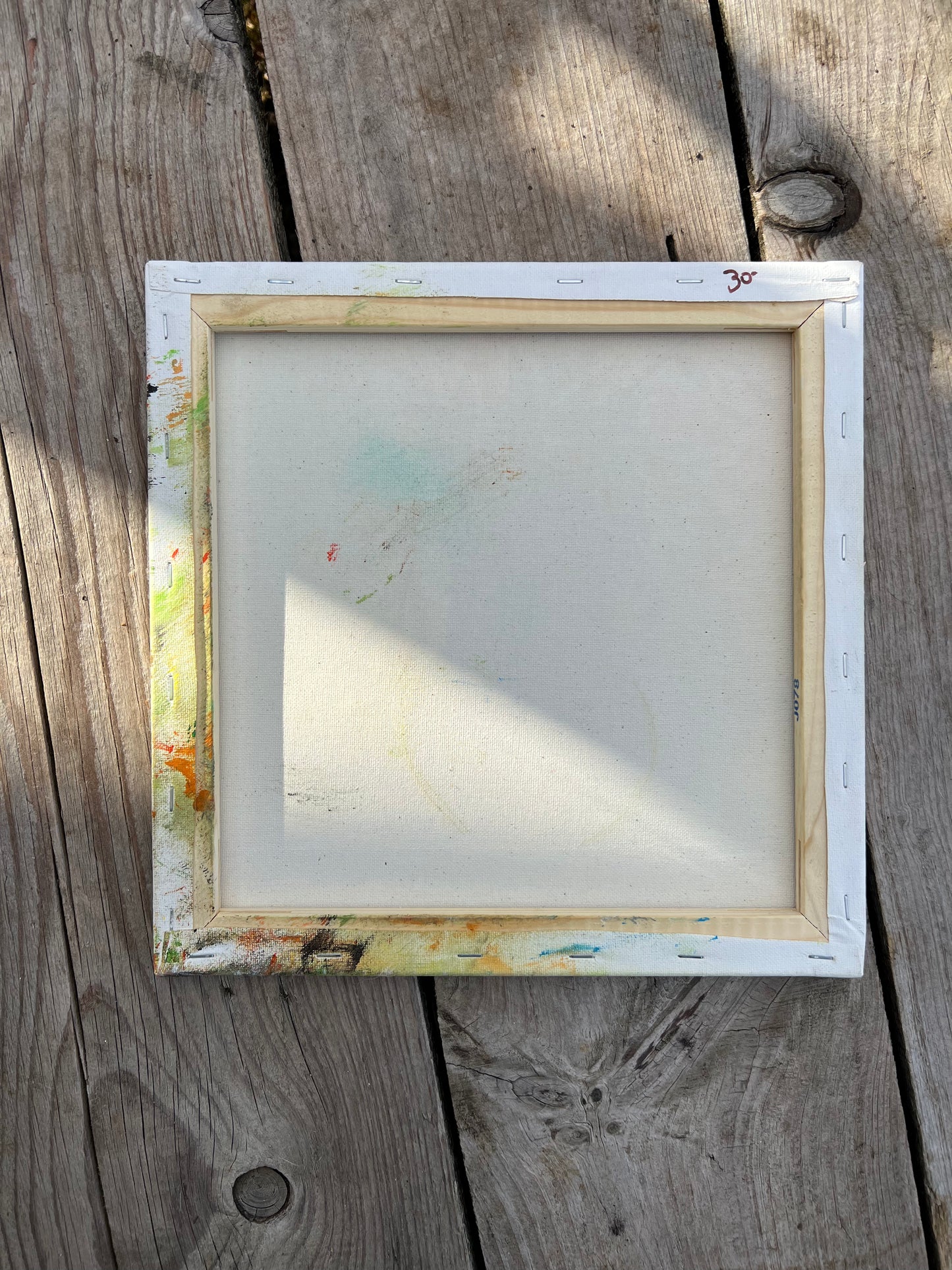 Hand Painted Floral Scene