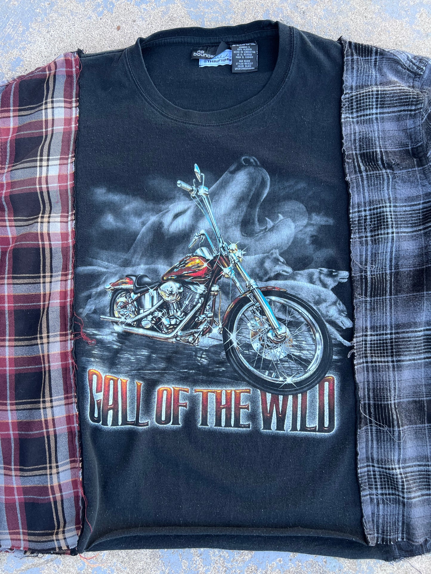 Call of the Wild Two Tone Flannel Pullover