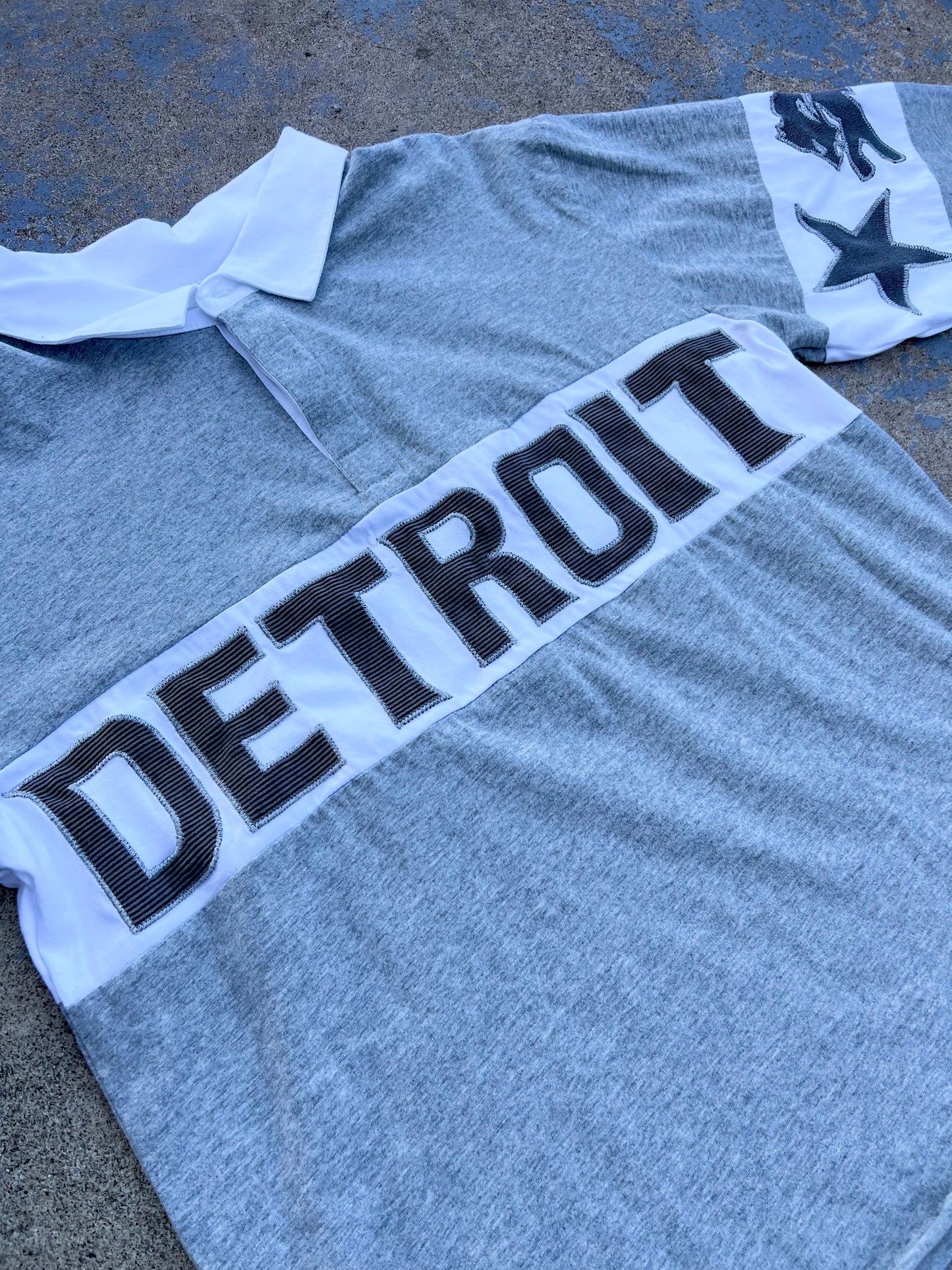 Detroit Lions “Rugby” Polo Long Sleeve Shirt