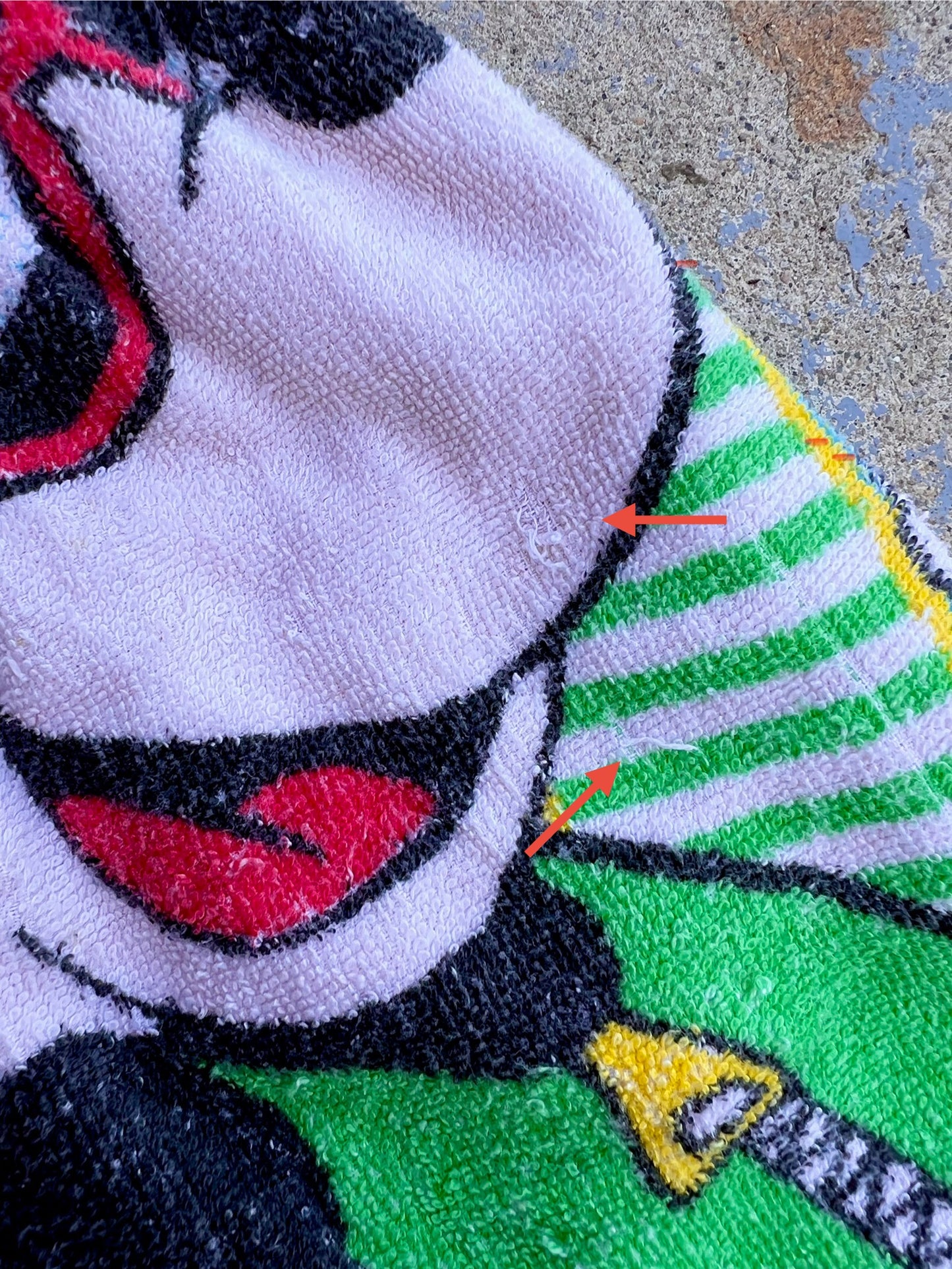 Vintage Surfing Mickey Towel Shorts
