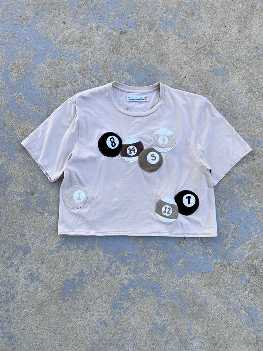 Pool Ball Cropped Tshirt