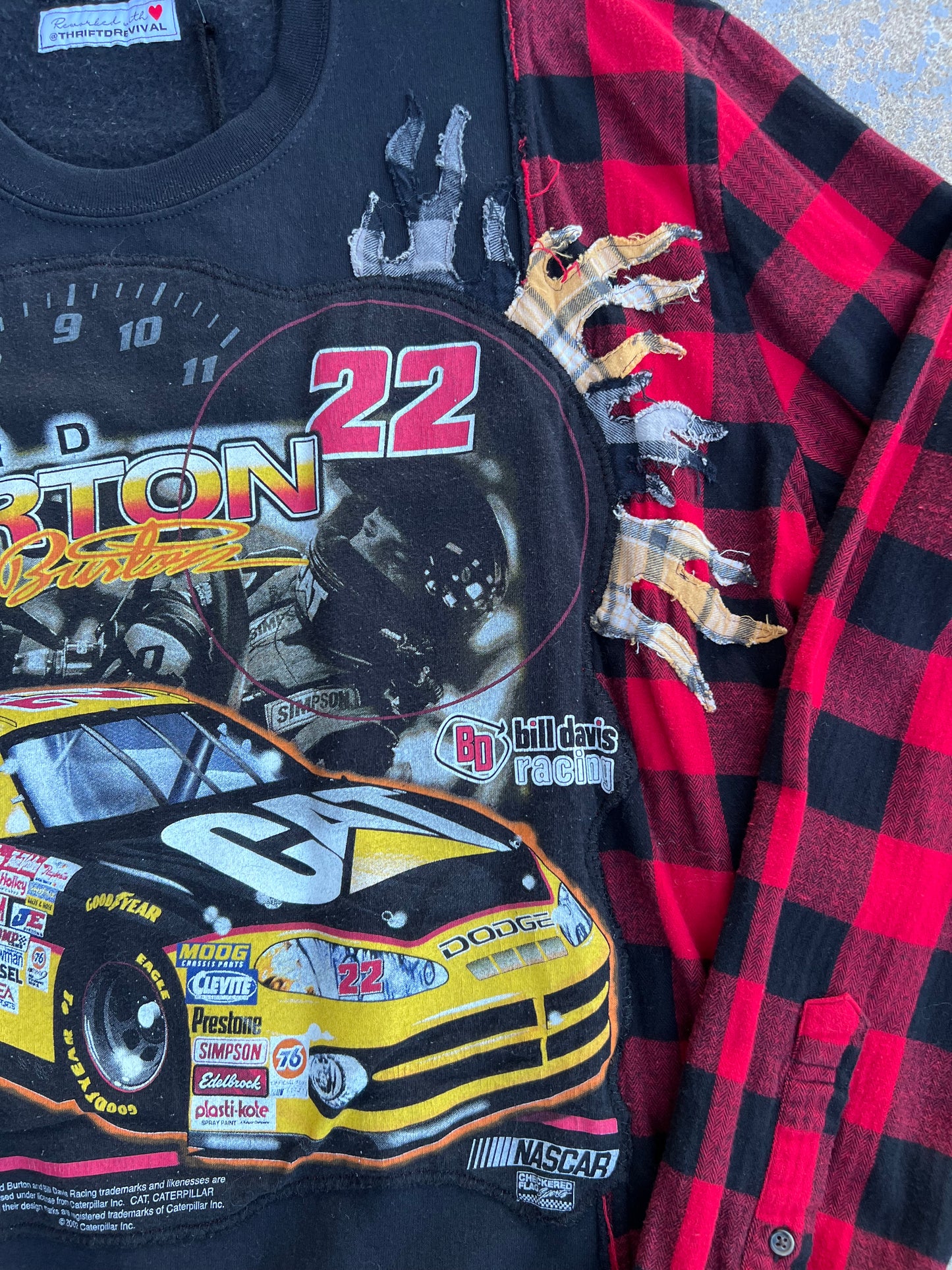 Racing + Flannel & Flame Crewneck