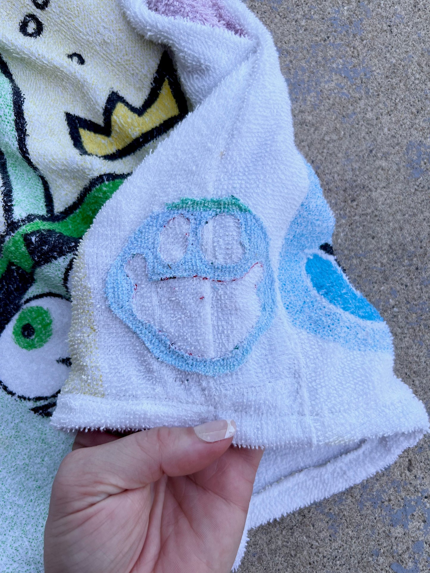 Vintage Fairly Odd Parents Towel Shorts