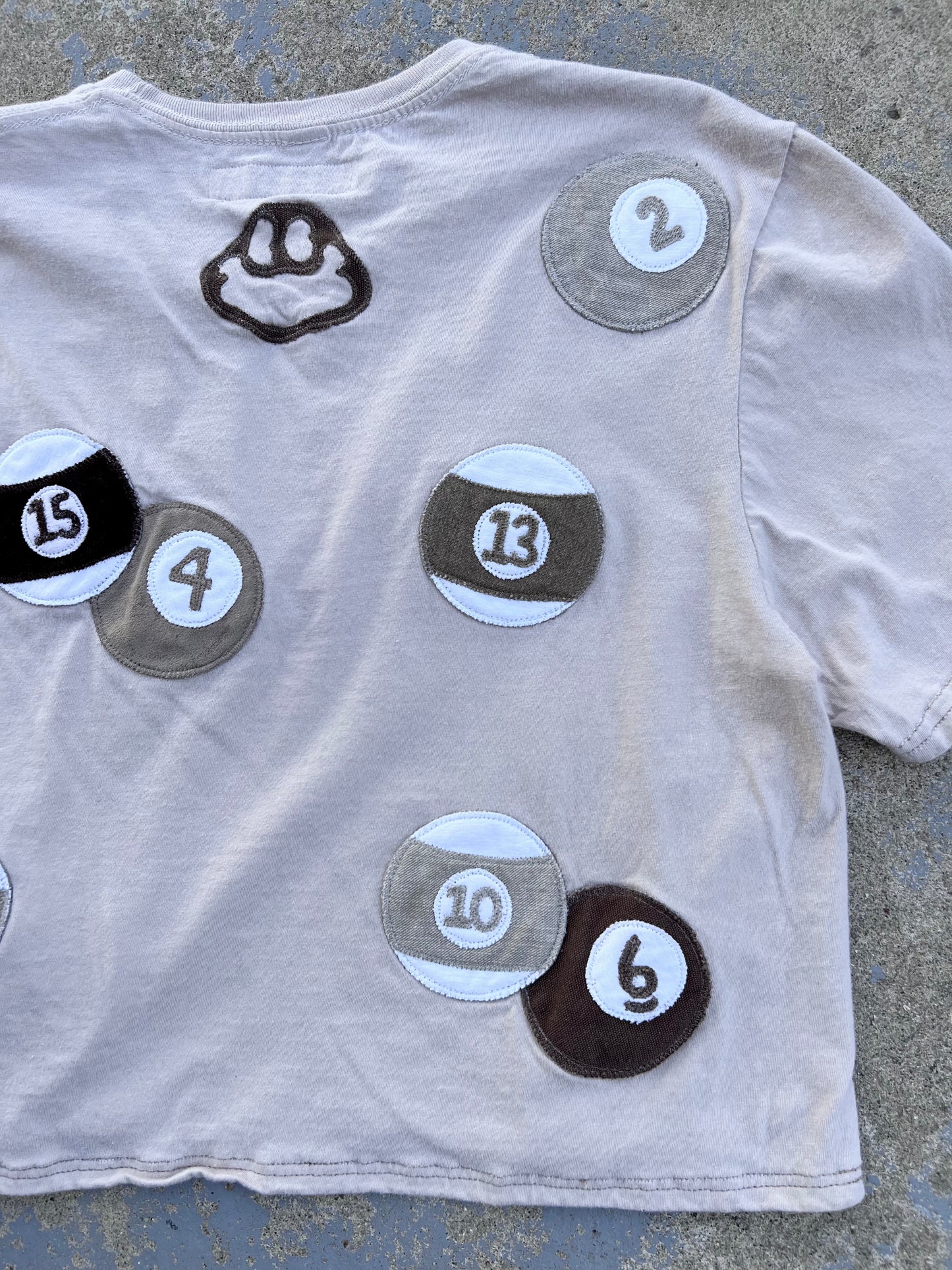 Pool Ball Cropped Tshirt