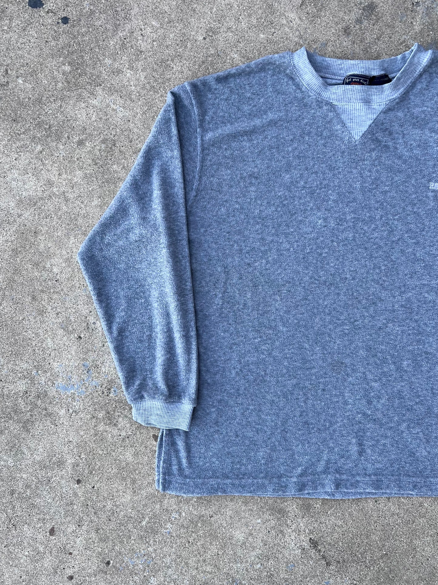 Vintage Route 66 Fuzzy Crewneck
