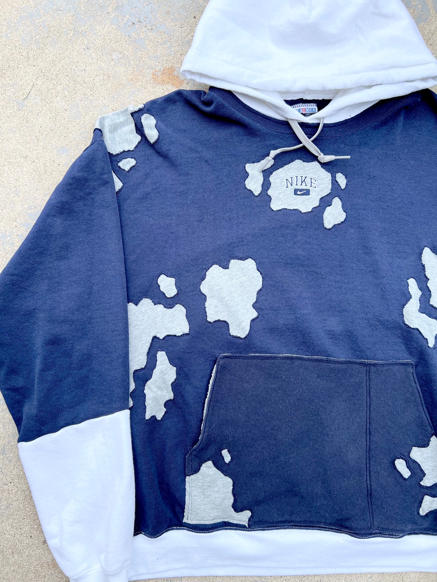 Reworked Nike 3 Tone Hoodie