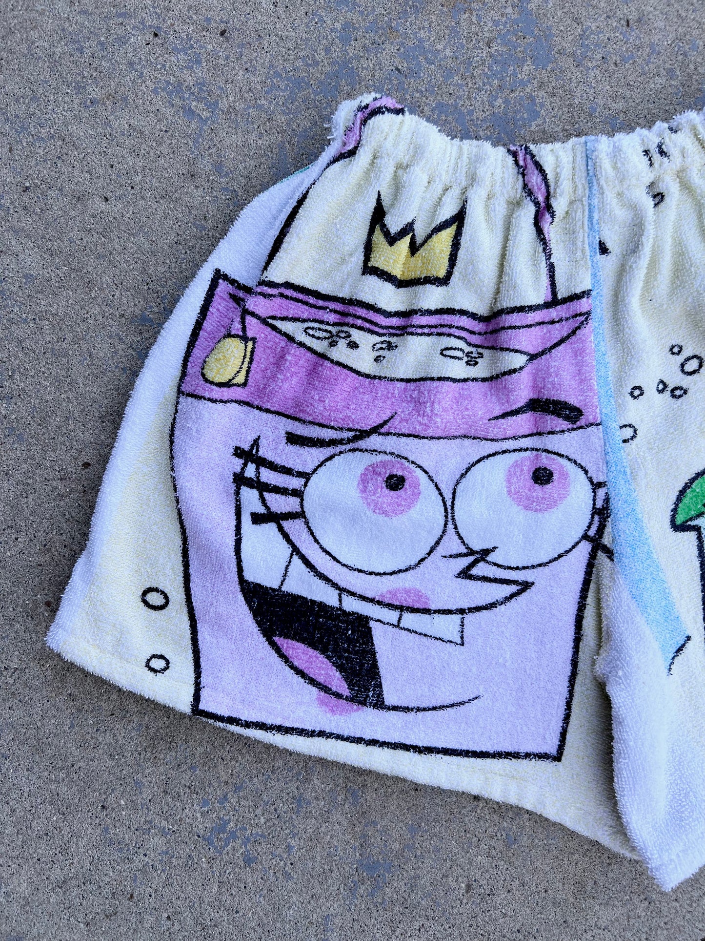 Vintage Fairly Odd Parents Towel Shorts