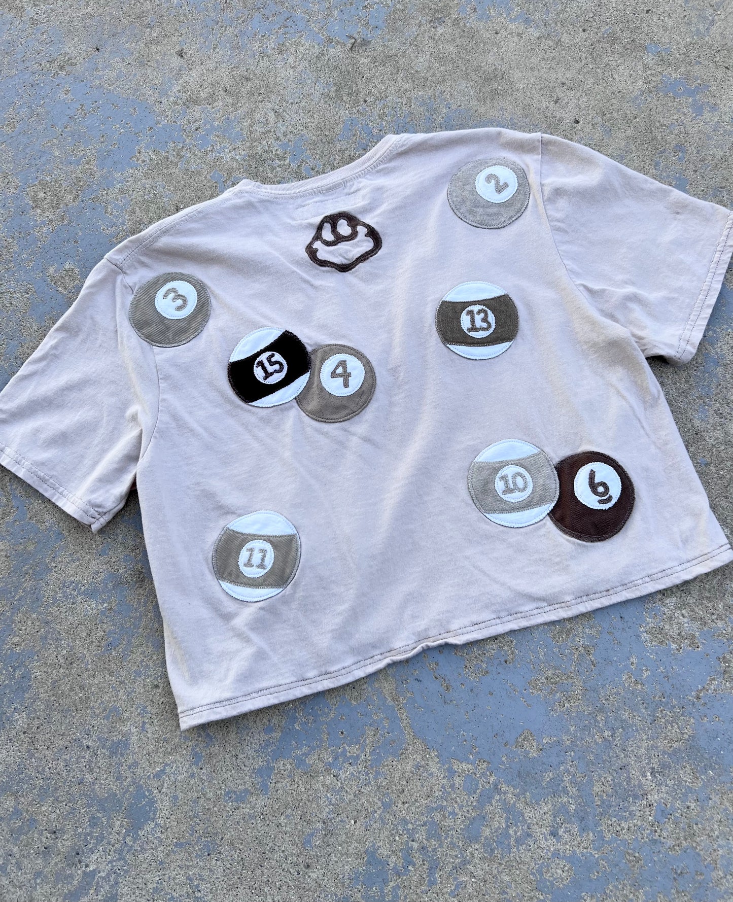 Pool Ball Cropped Tshirt