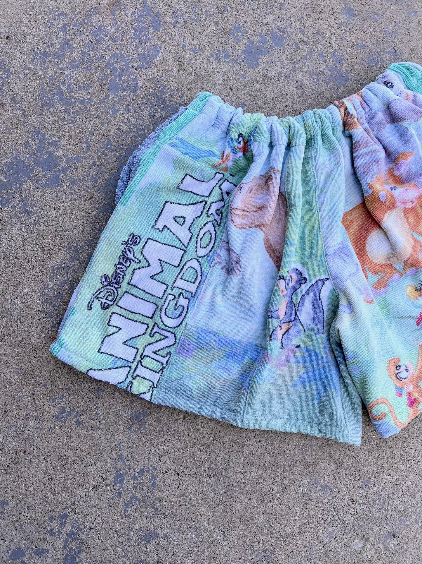 Vintage Animal Kingdom Towel Shorts
