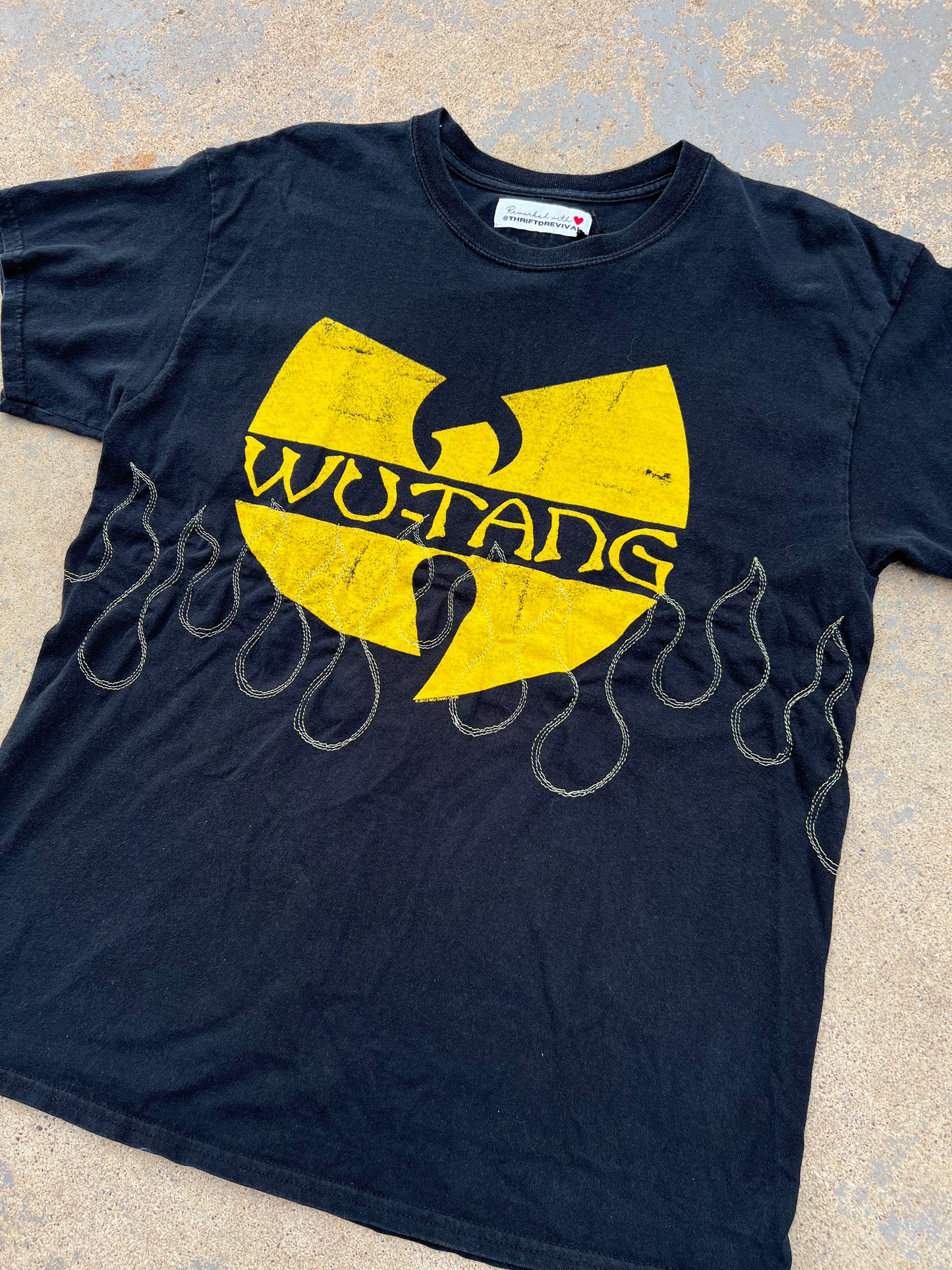 Wu-Tang Stitched Flame Tee