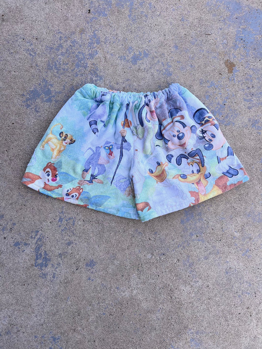 Vintage Animal Kingdom Towel Shorts