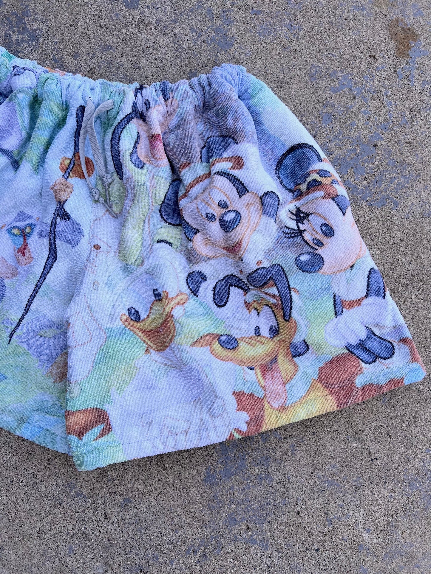 Vintage Animal Kingdom Towel Shorts