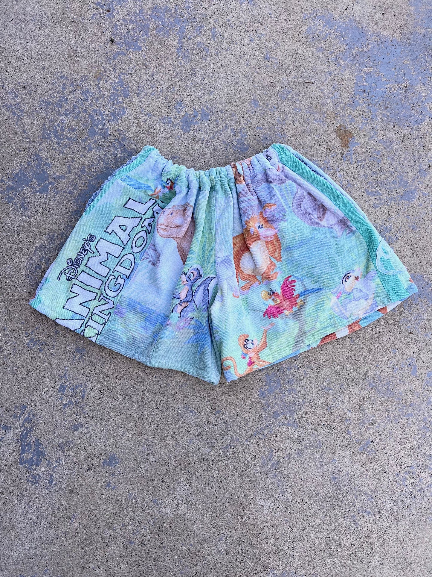 Vintage Animal Kingdom Towel Shorts