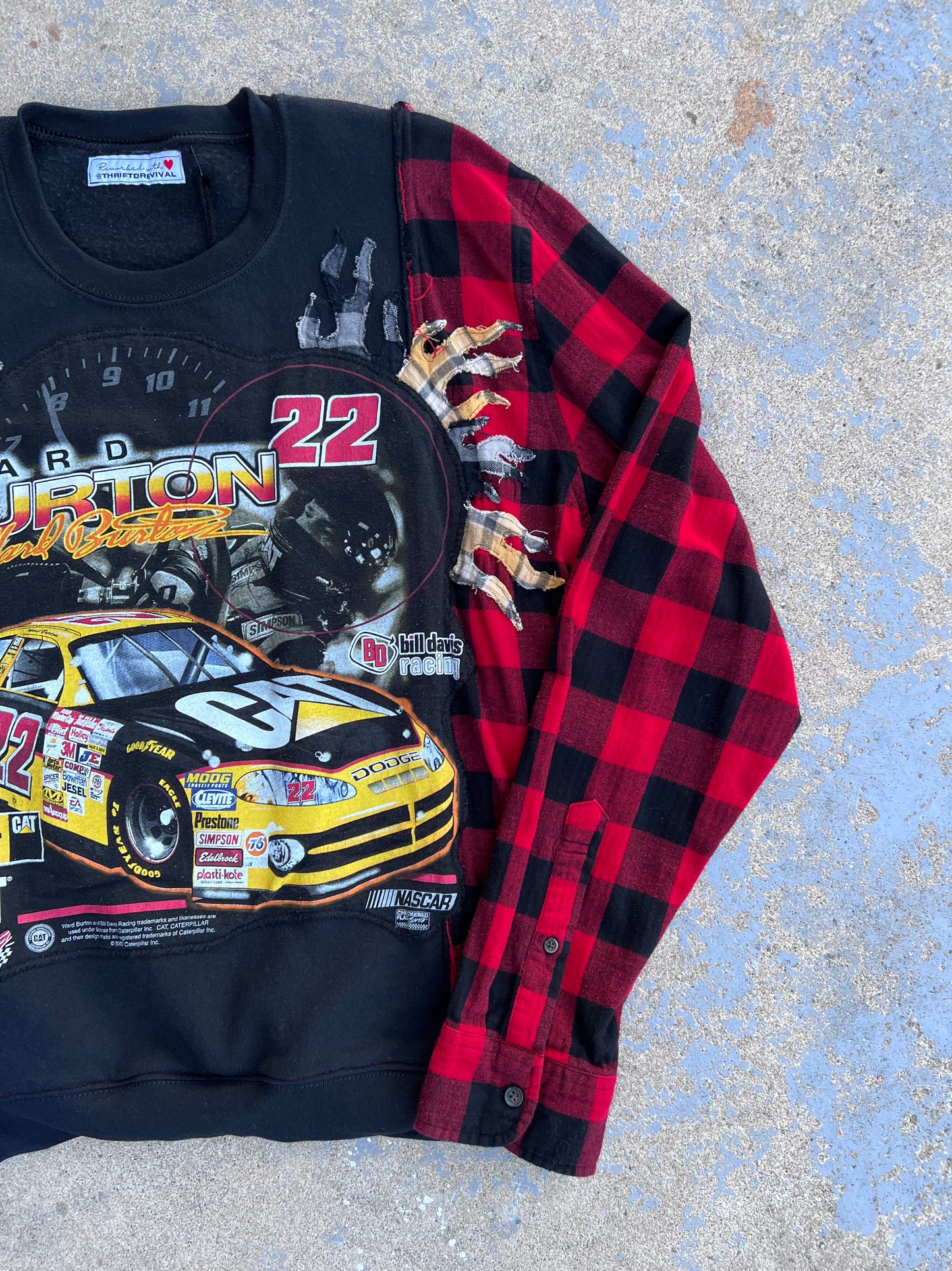 Racing + Flannel & Flame Crewneck