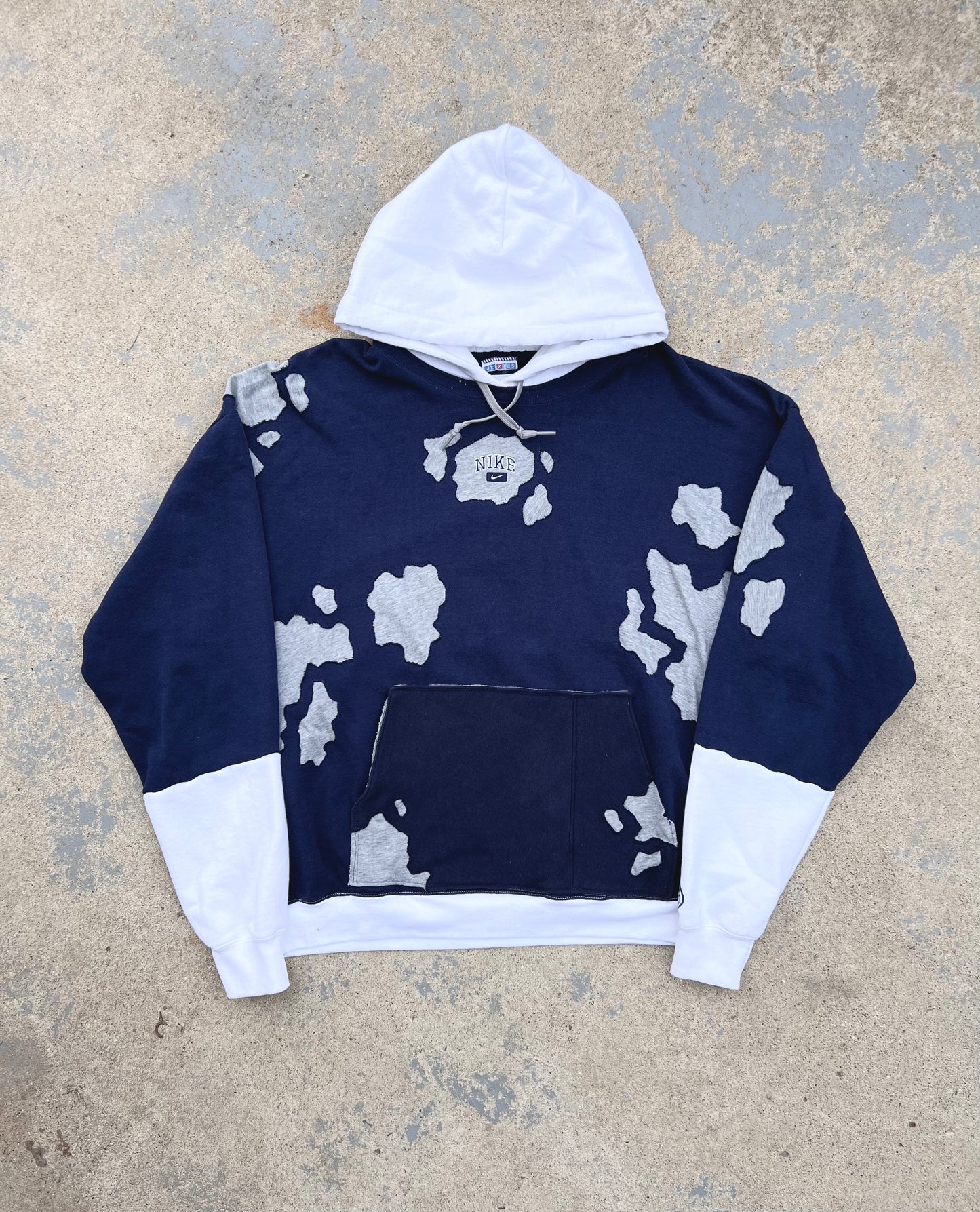 Reworked Nike 3 Tone Hoodie