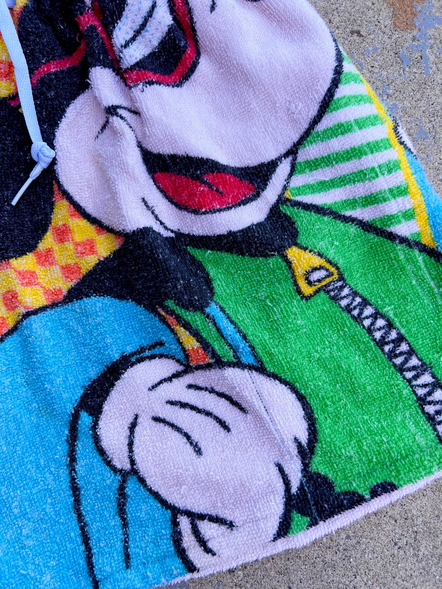 Vintage Surfing Mickey Towel Shorts