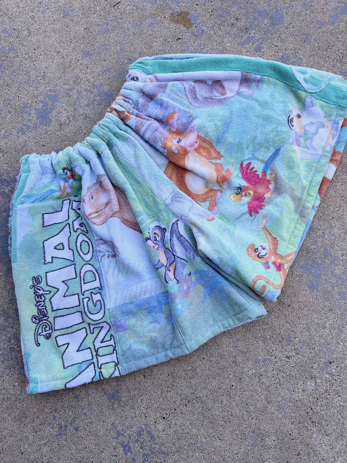 Vintage Animal Kingdom Towel Shorts