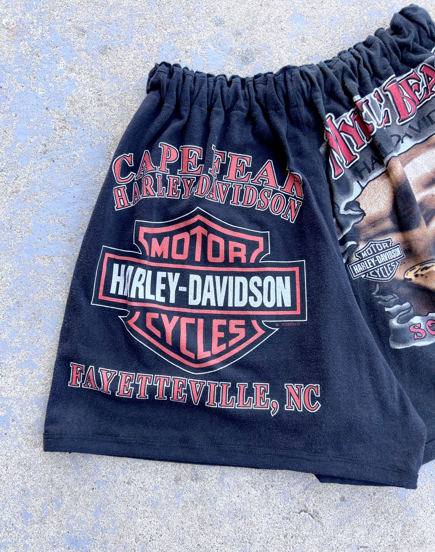 Harley Davidson Mixed Graphic Shorts