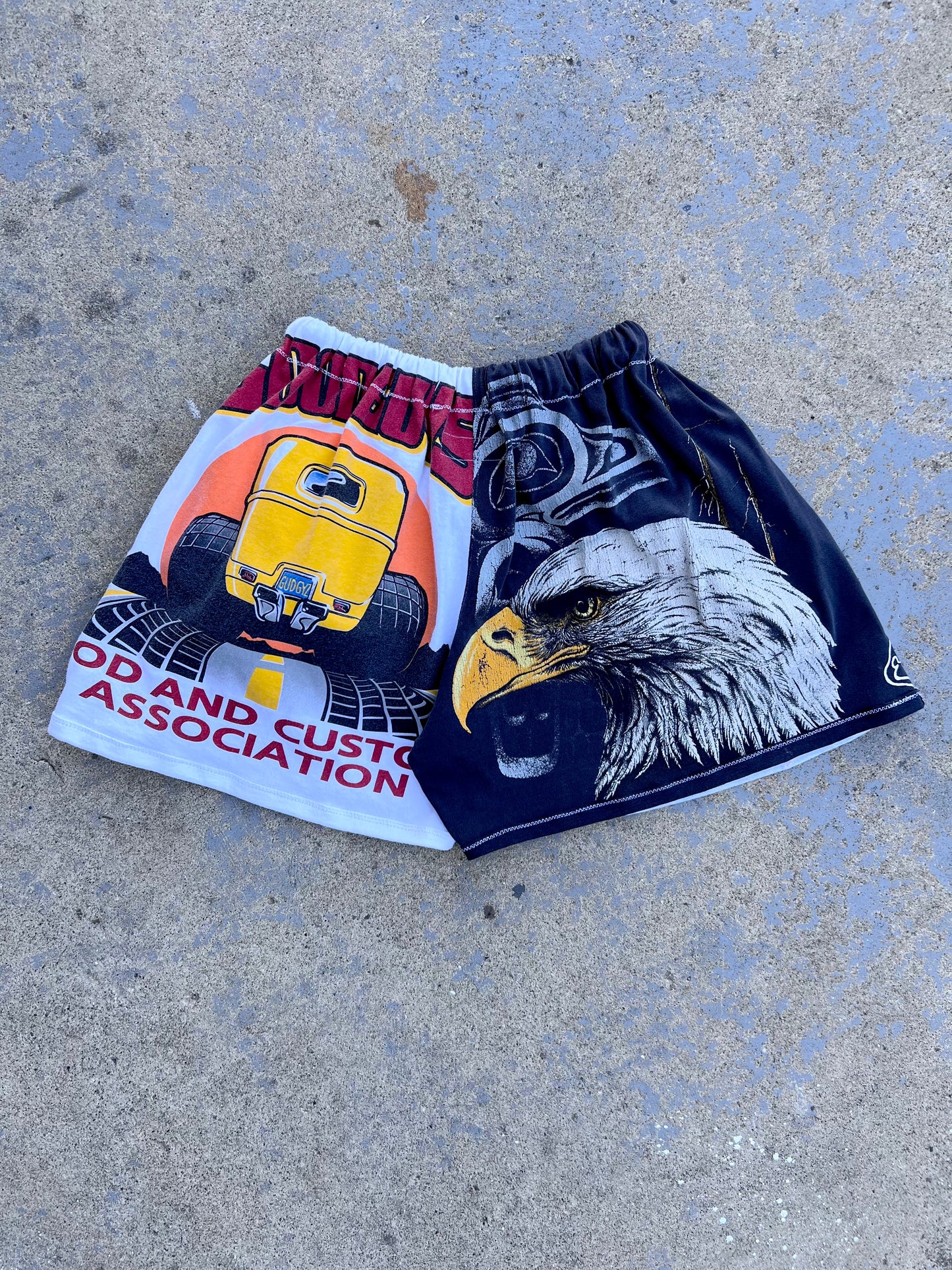 Bike Week Mixed Graphic Shorts