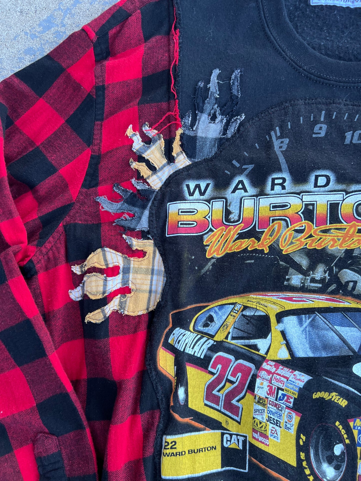 Racing + Flannel & Flame Crewneck