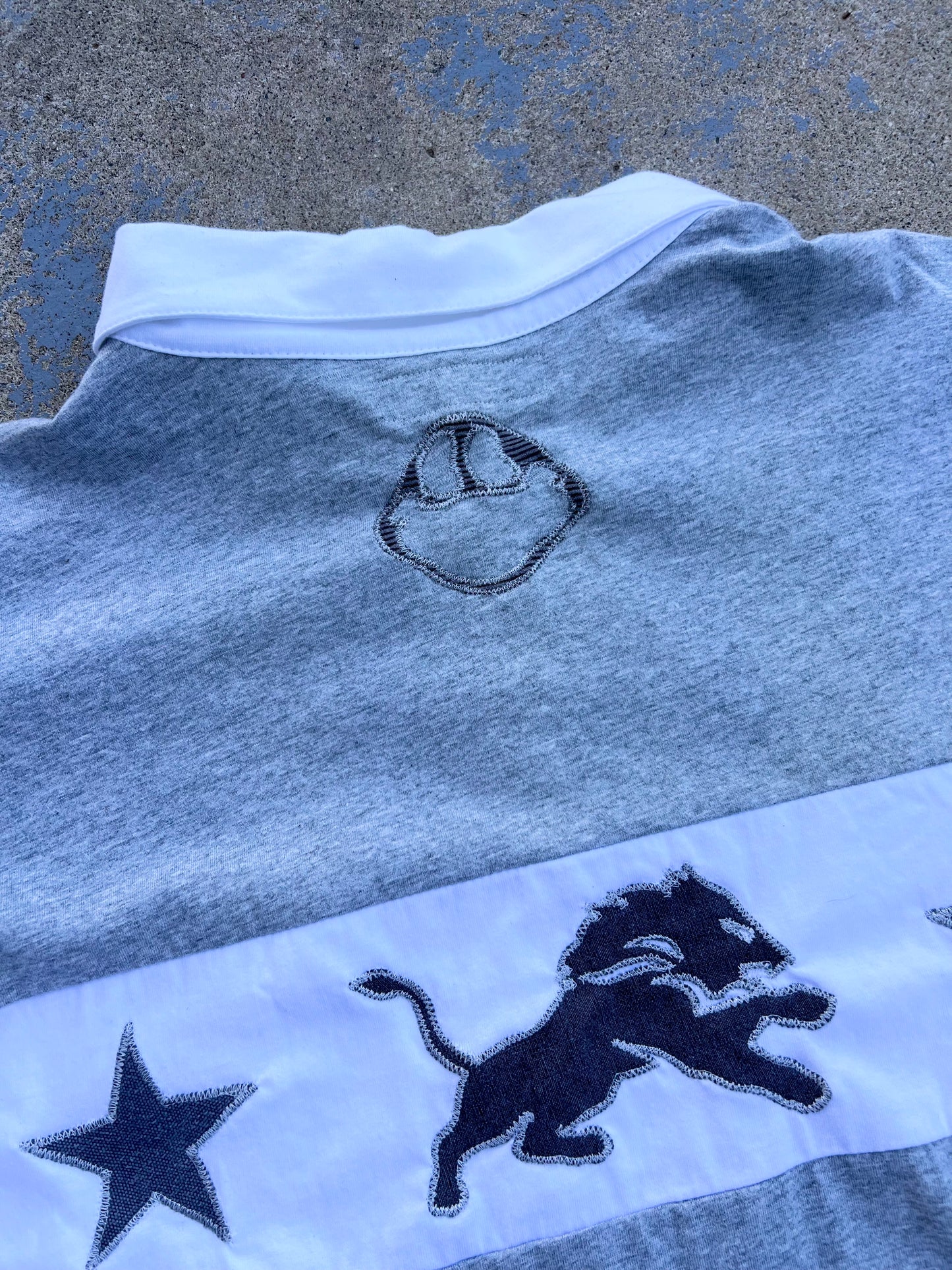Detroit Lions “Rugby” Polo Long Sleeve Shirt