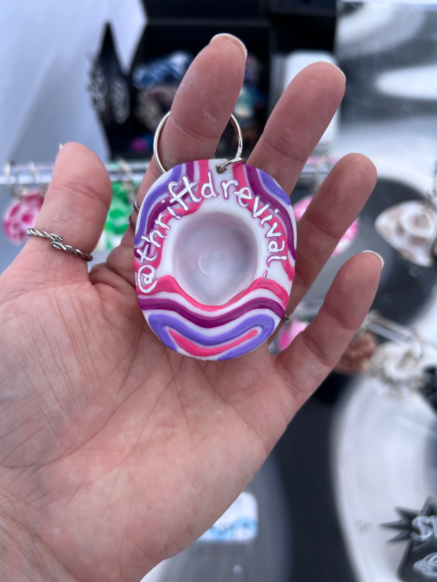Retro Style Cowboy Hat Keychain