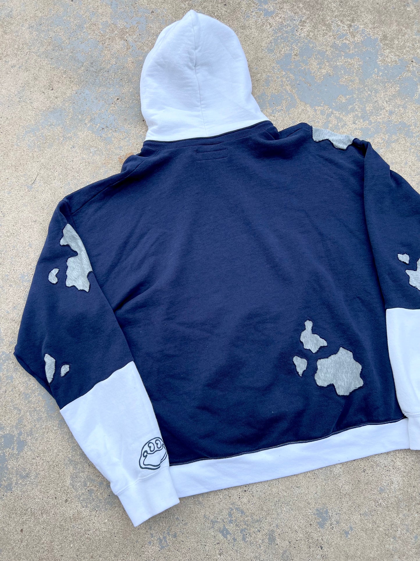 Reworked Nike 3 Tone Hoodie
