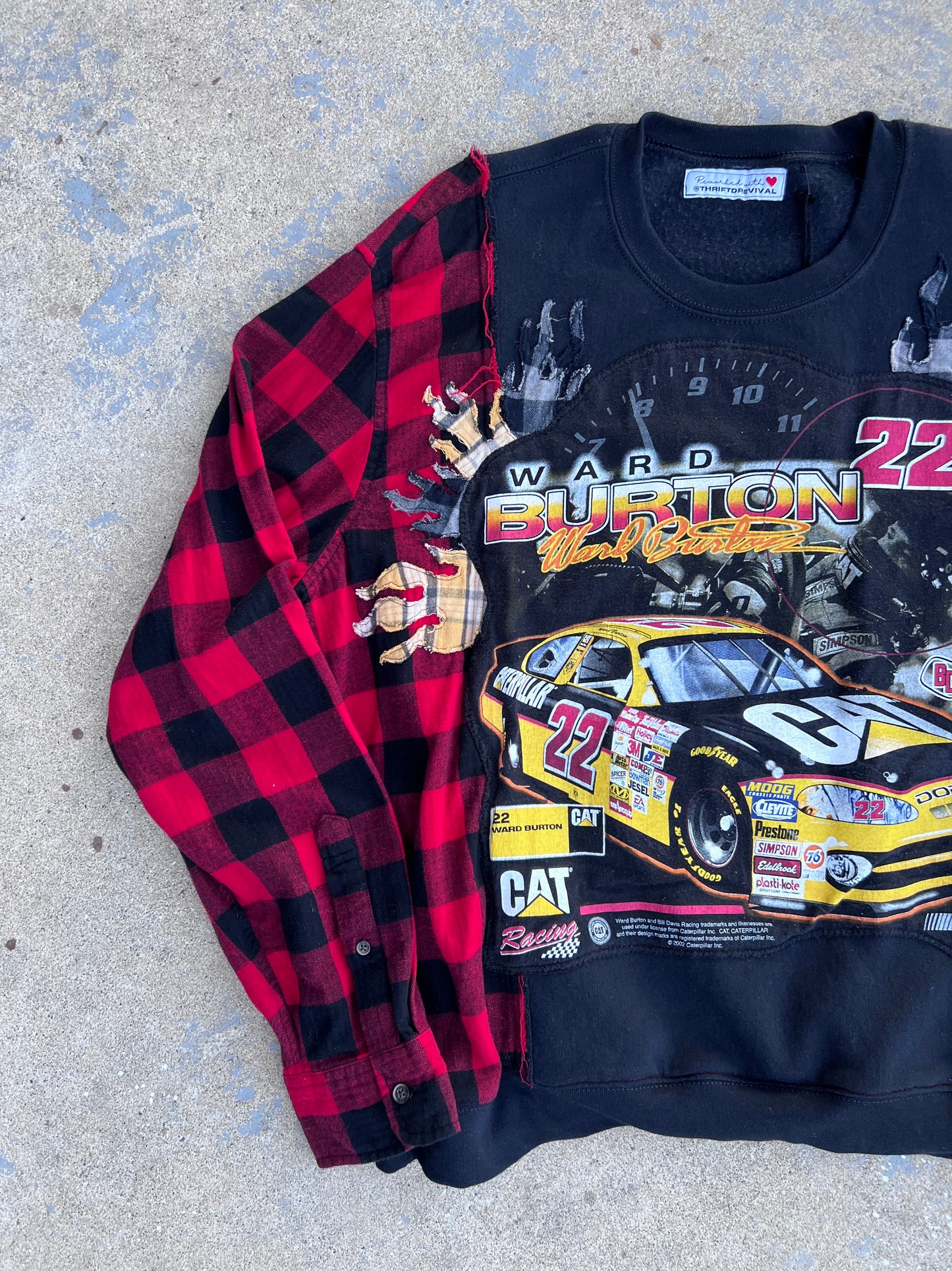 Racing + Flannel & Flame Crewneck