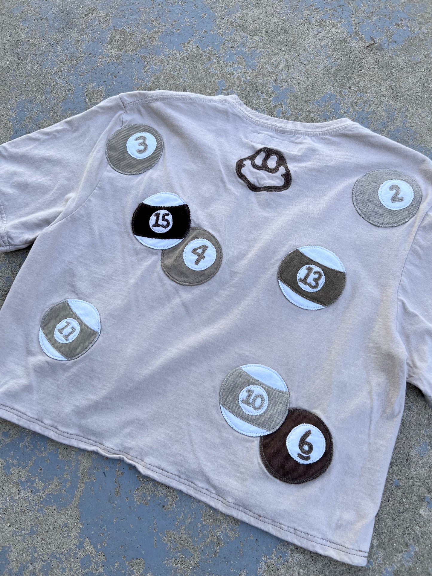 Pool Ball Cropped Tshirt