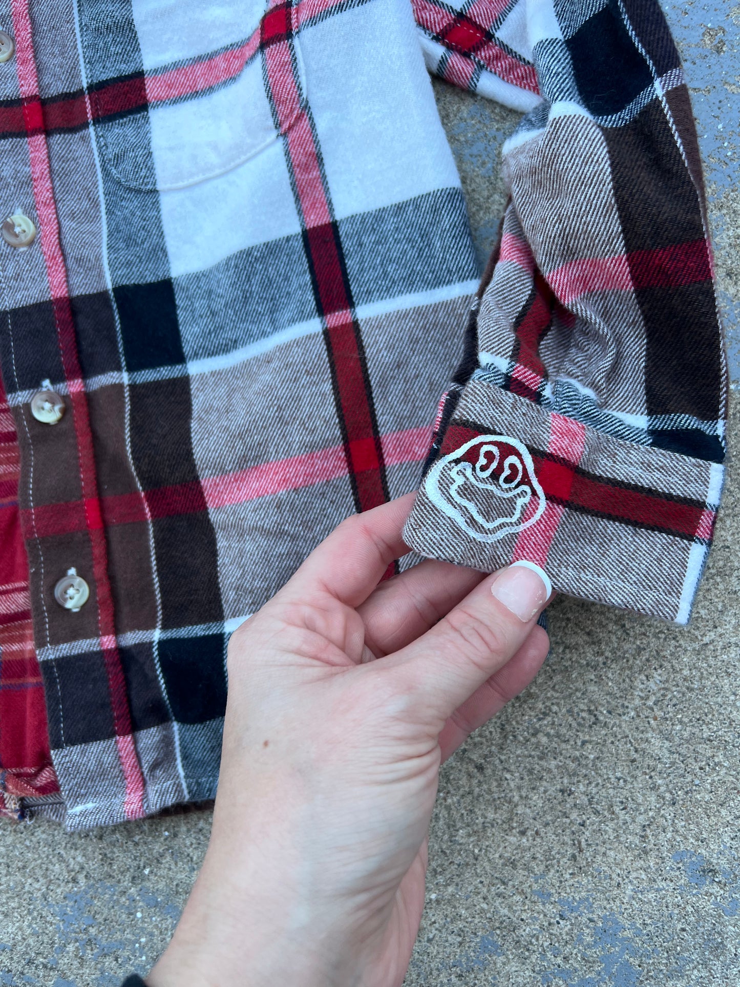 YOUTH Two Tone Half & Half Flannel