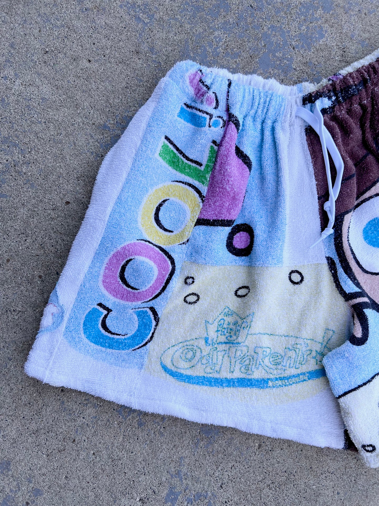 Vintage Fairly Odd Parents Towel Shorts