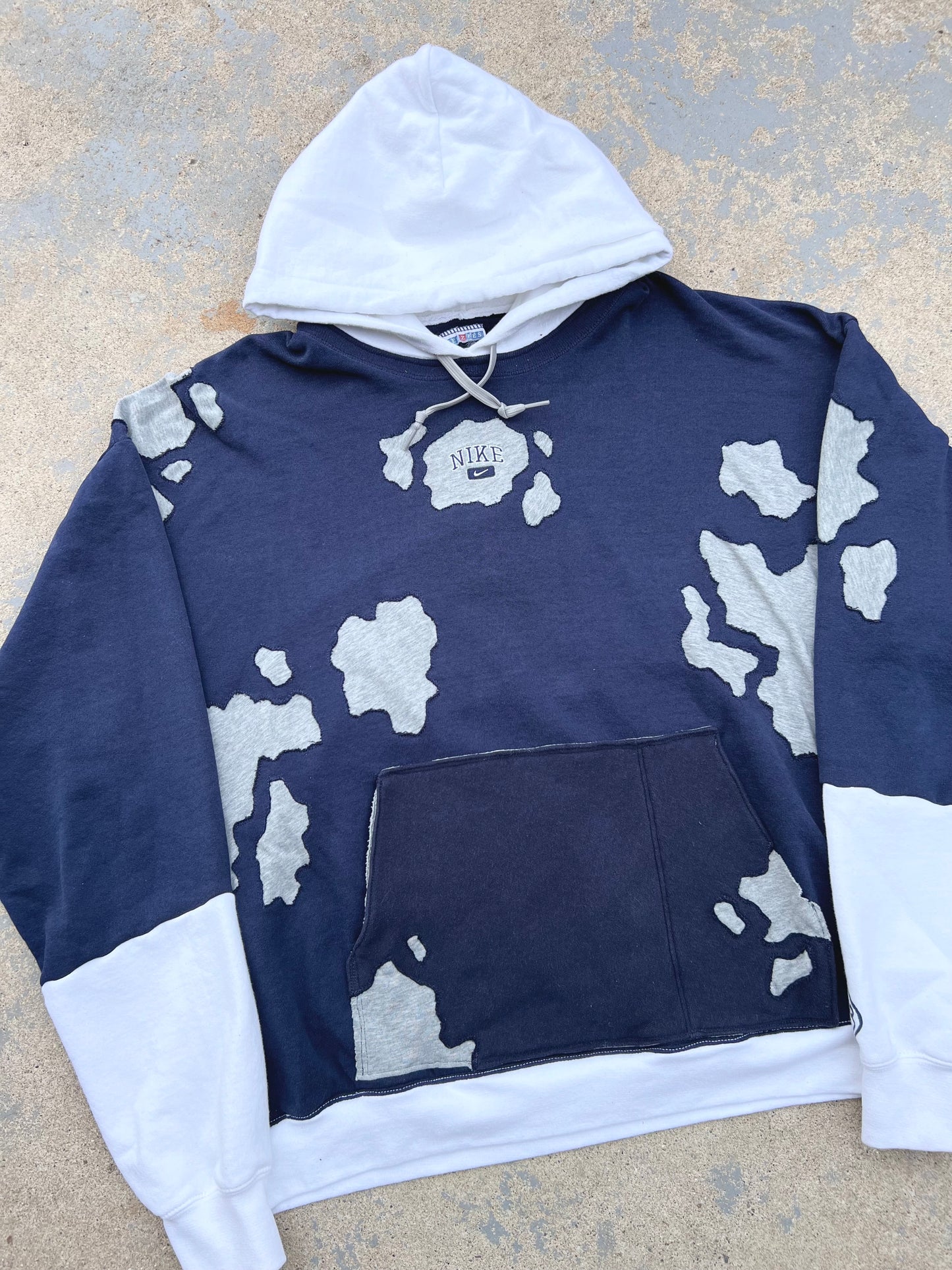 Reworked Nike 3 Tone Hoodie