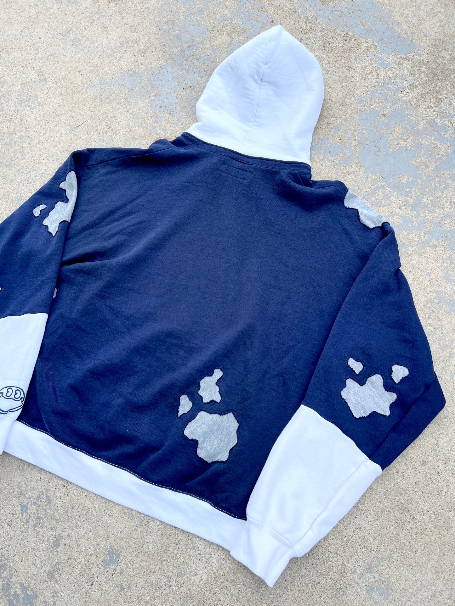 Reworked Nike 3 Tone Hoodie