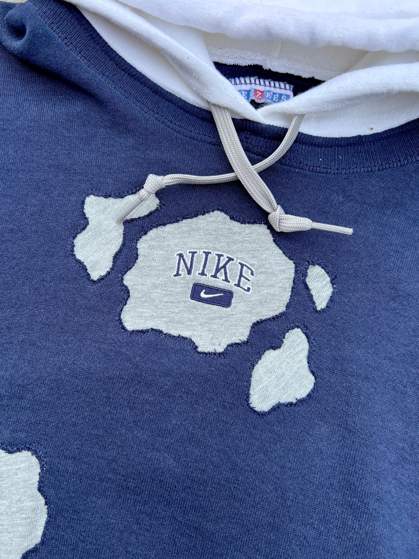Reworked Nike 3 Tone Hoodie