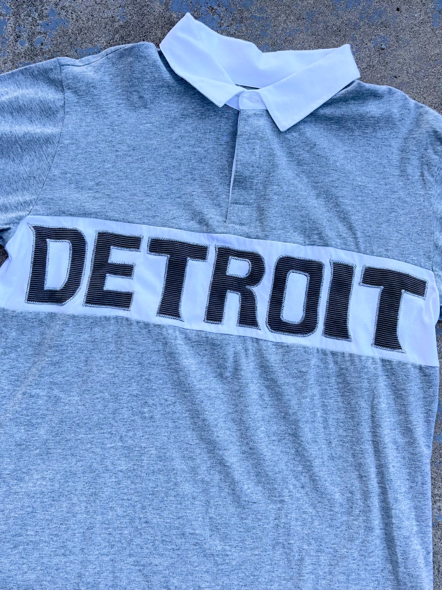 Detroit Lions “Rugby” Polo Long Sleeve Shirt