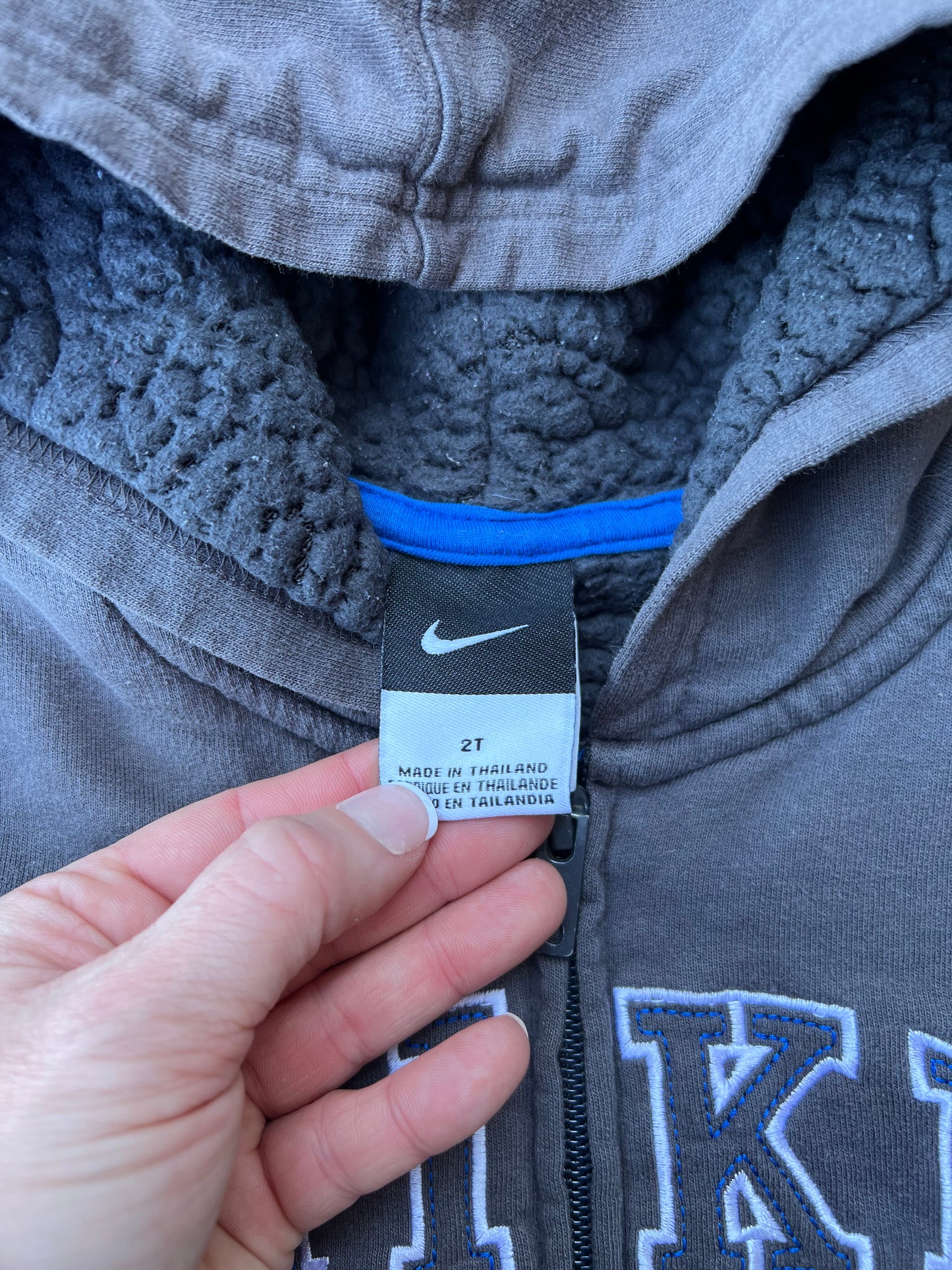 Vintage 2T Nike Sherpa Zip Up