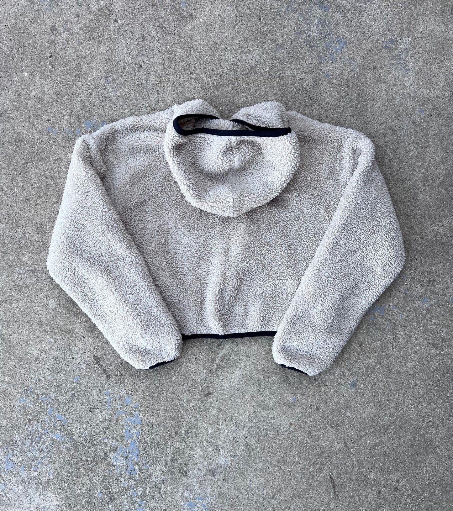 Vintage Sherpa Converse Pull Over Hoodie