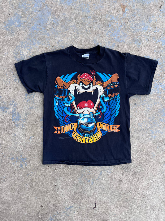 Vintage 1990 Biker Taz Tshirt