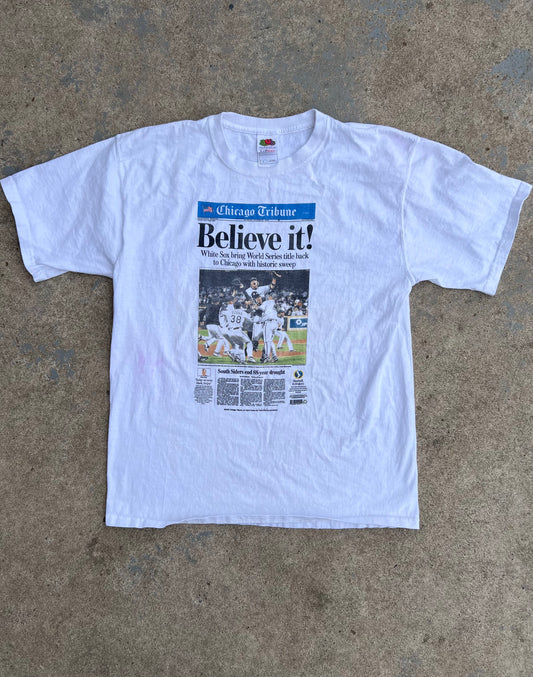 2005 Chicago White Sox Newspaper Tshirt