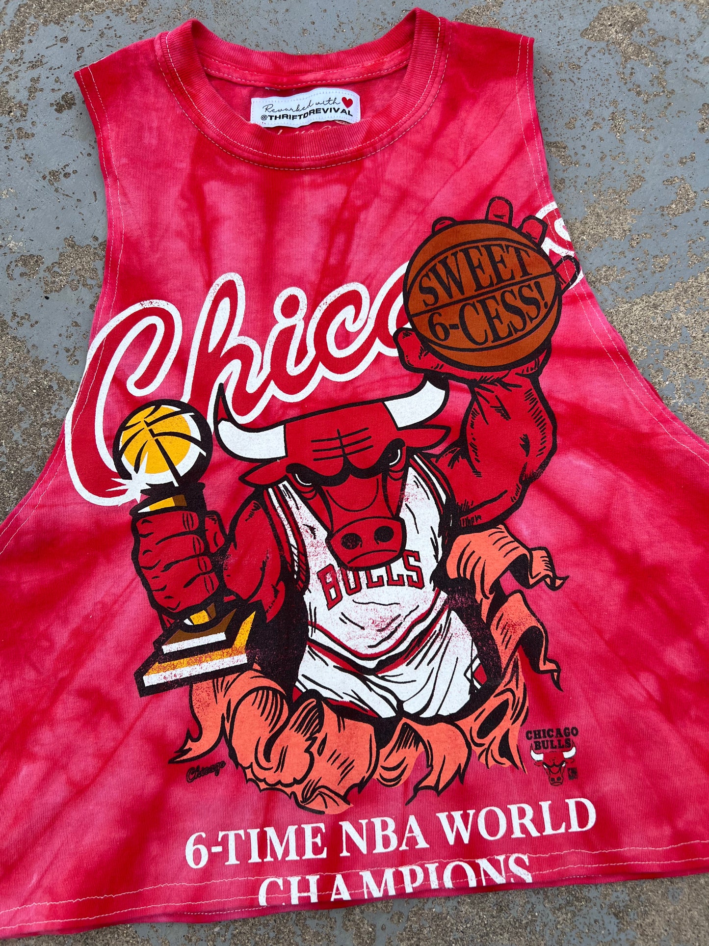 Chicago Bulls Tie Dye Tank Top