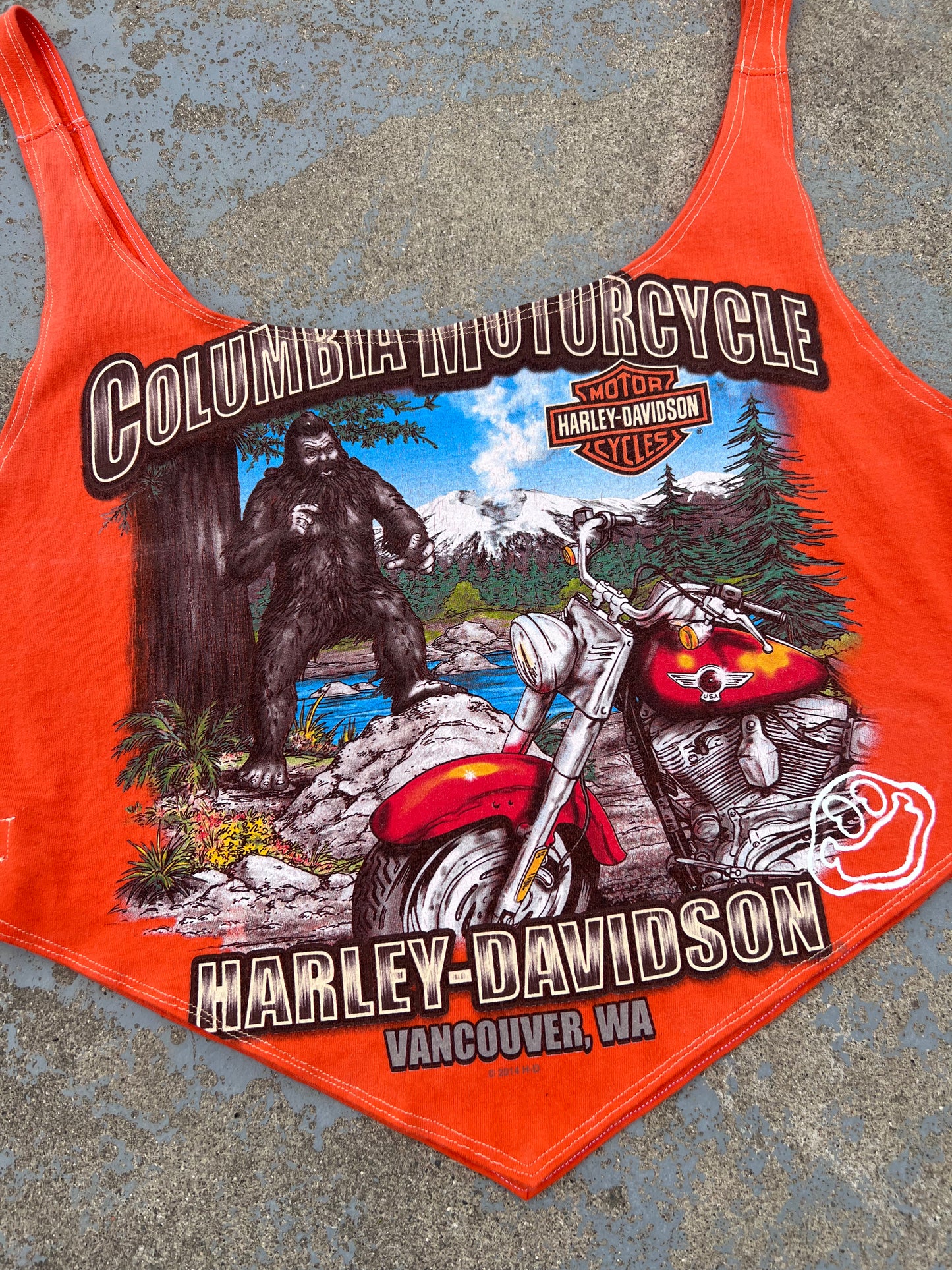 2014/2015 Harley Davidson Vancouver, WA Diamond Cut Tank Top