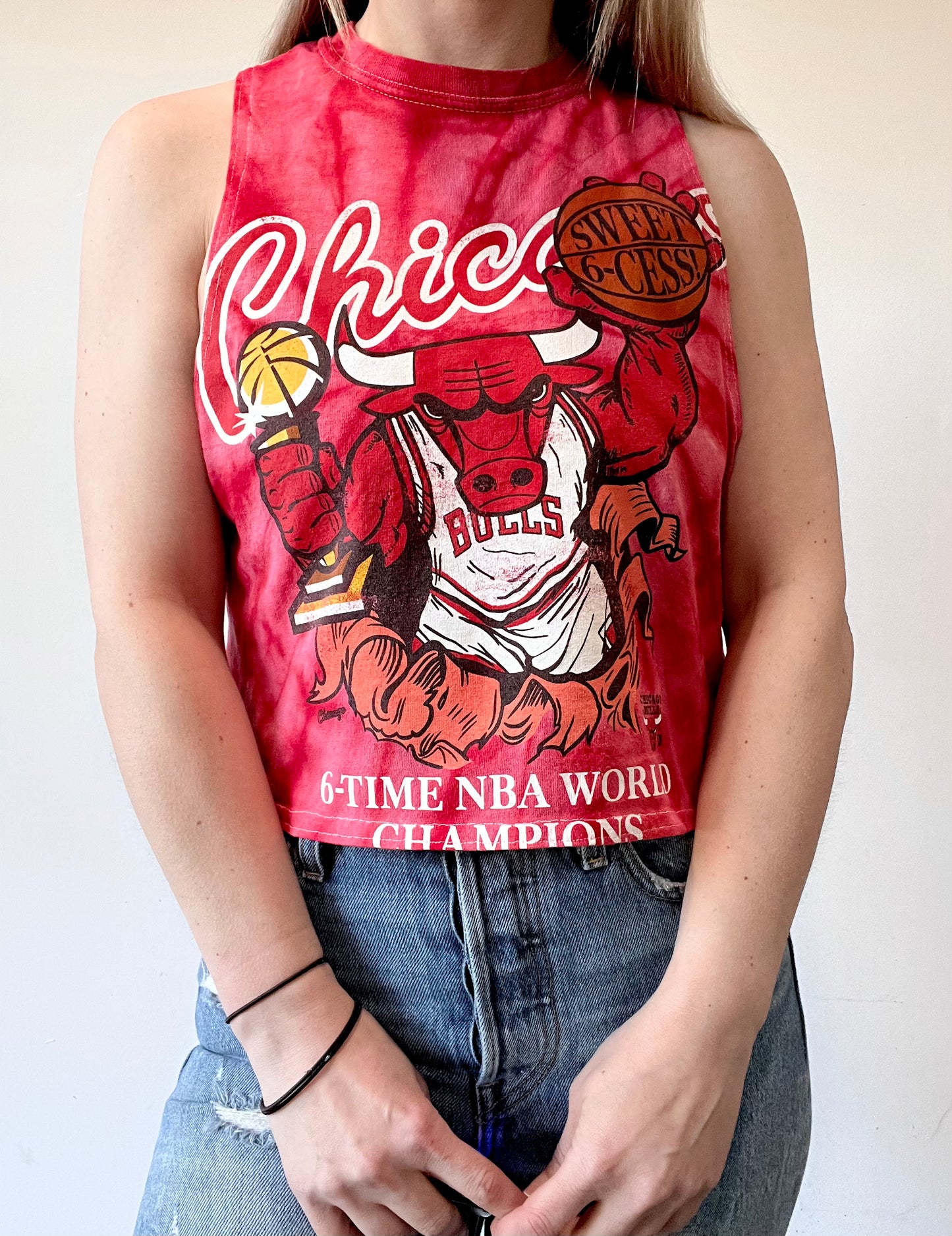 Chicago Bulls Tie Dye Tank Top