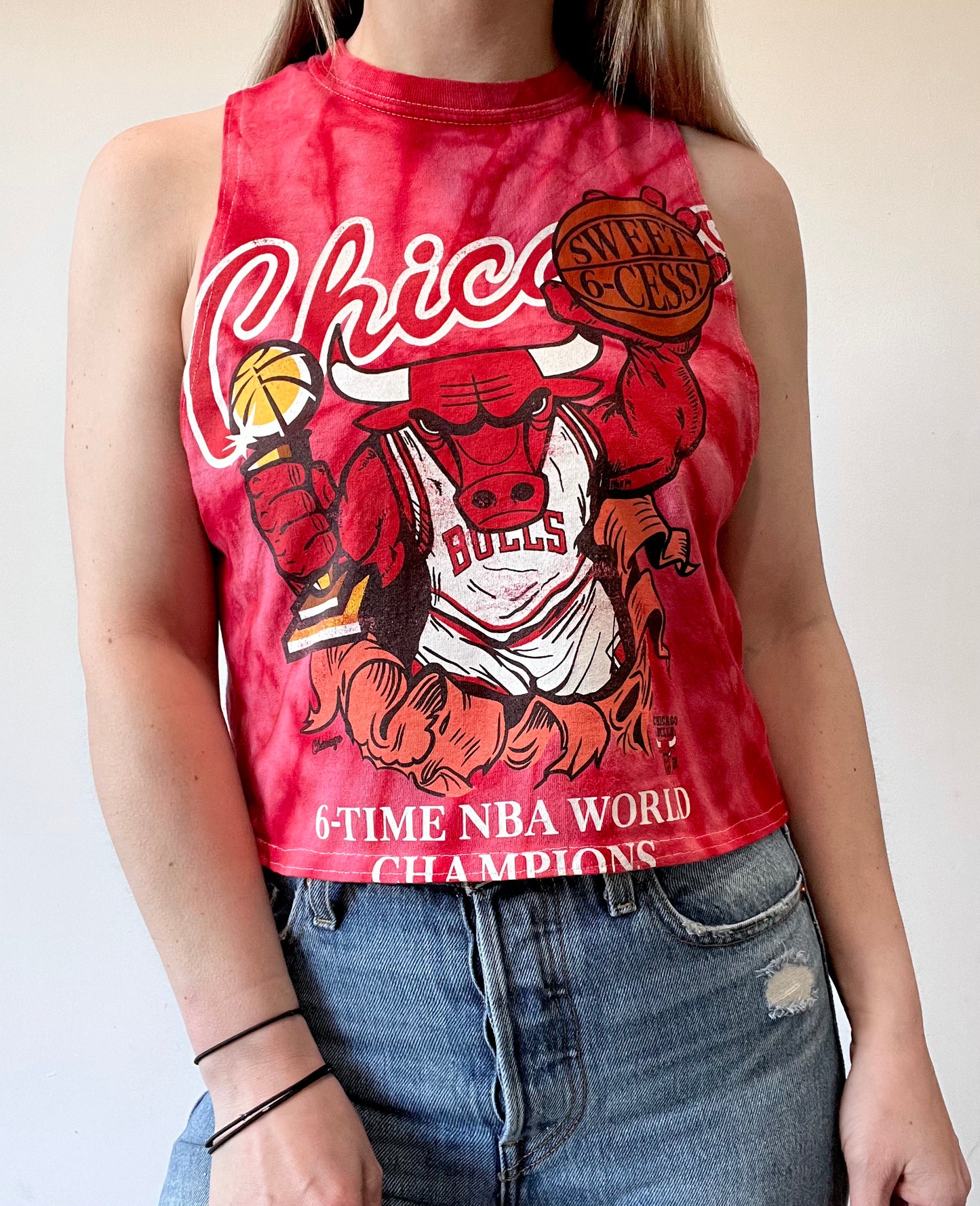 Chicago Bulls Tie Dye Tank Top